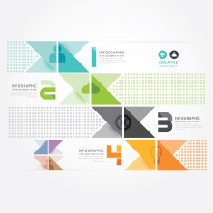 modern Design infographics banner style N25