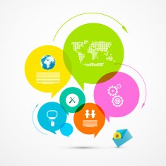 Circle Steps for Tutorial Infographics Template N4
