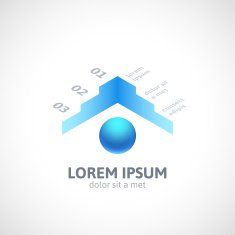 Modern business minimal style infographics banner N3