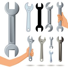 Wrench & Spanner Hands