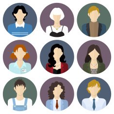 Different people icons N4