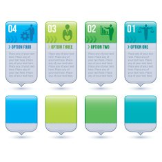 Infographic option tags