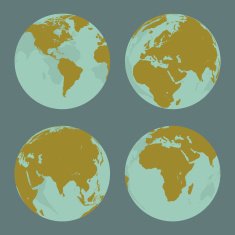 earth globe angles N2