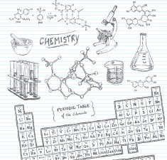 Chemistry Doodle Sketches N2