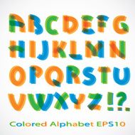 colored alphabet