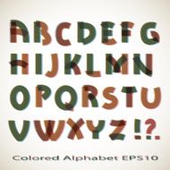 colored alphabet N3