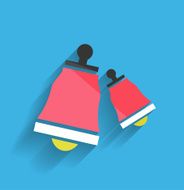 Back to school bells background