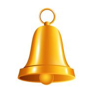 shiny golden bell