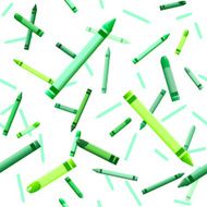 Green crayon background