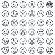 Set of smiley icons N5