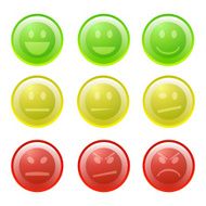 Smiles icon set