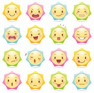 Emoticons star shape