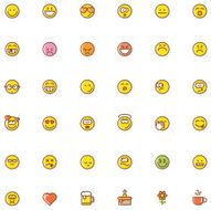 Smiley icon set