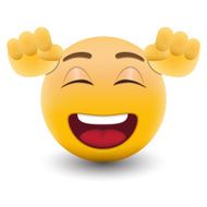 Yellow emoticon cartoon character eps 10 vector N5