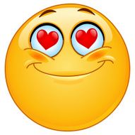 In love emoticon