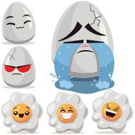 Egg Cartoon Set B
