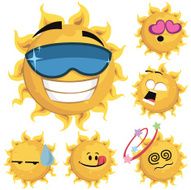 Sun Cartoon Set A