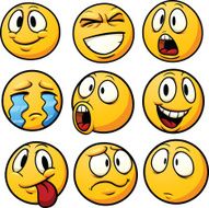 Yellow emoticons