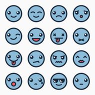 Emoticons faces set N2