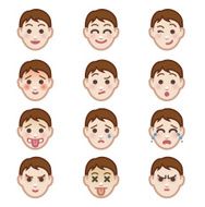 Emotions icon set N2