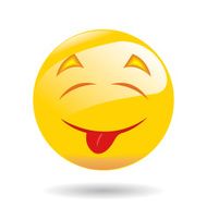 Emoticon - showing tongue