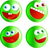 green smilies