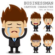 Businessman cartoon character EPS 10 vector N25