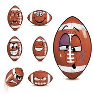 American Football Emoticons Set 2