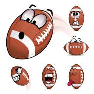American Football Emoticons Set 1