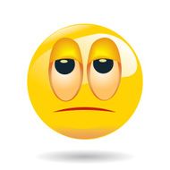 Emoticon - tired