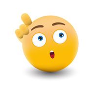 Yellow emoticon cartoon character eps 10 vector N8