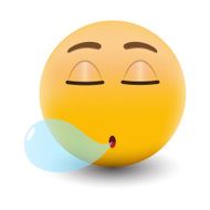Yellow emoticon cartoon character eps 10 vector N11