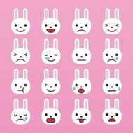 Rabbit Emoticons