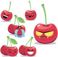 Cherry Cartoon Set B