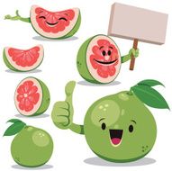 Pomelo Cartoon Set C
