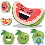 Pomelo Cartoon Set B