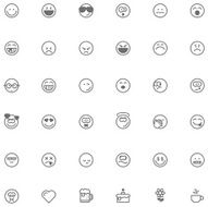 Smiley icon set N2