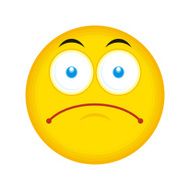 Single Emoticon (Sad Face)