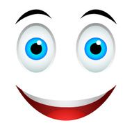 Smile emoticon sign