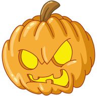 Angry pumpkin