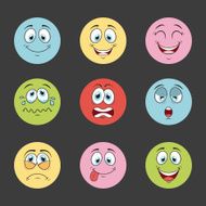 cartoon face N13