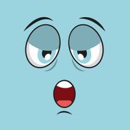 cartoon face N16