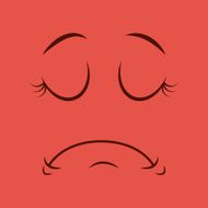cartoon face N17