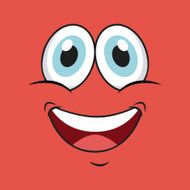 cartoon face N21