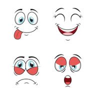 cartoon face N22