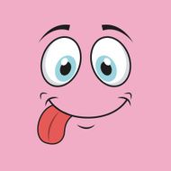 cartoon face N25