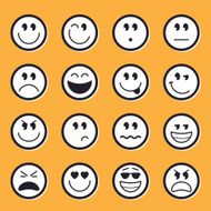 Emoticons stock vector