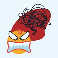Cartoon emotions design N18