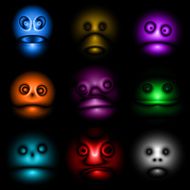Monster Face Avatar Set Icon