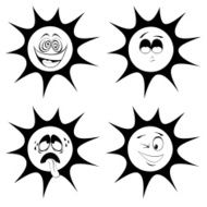 Summer sun mascots N3